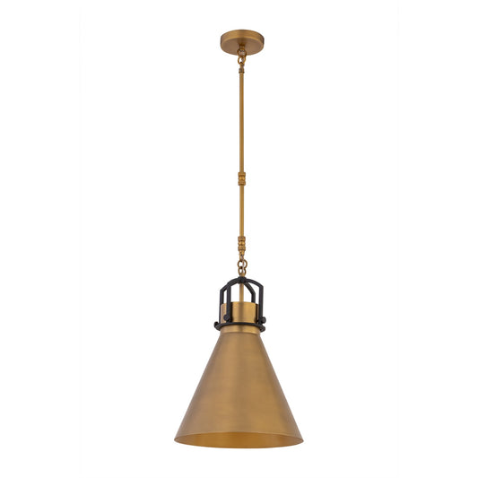Fenric One Light Pendant in Legacy Brass