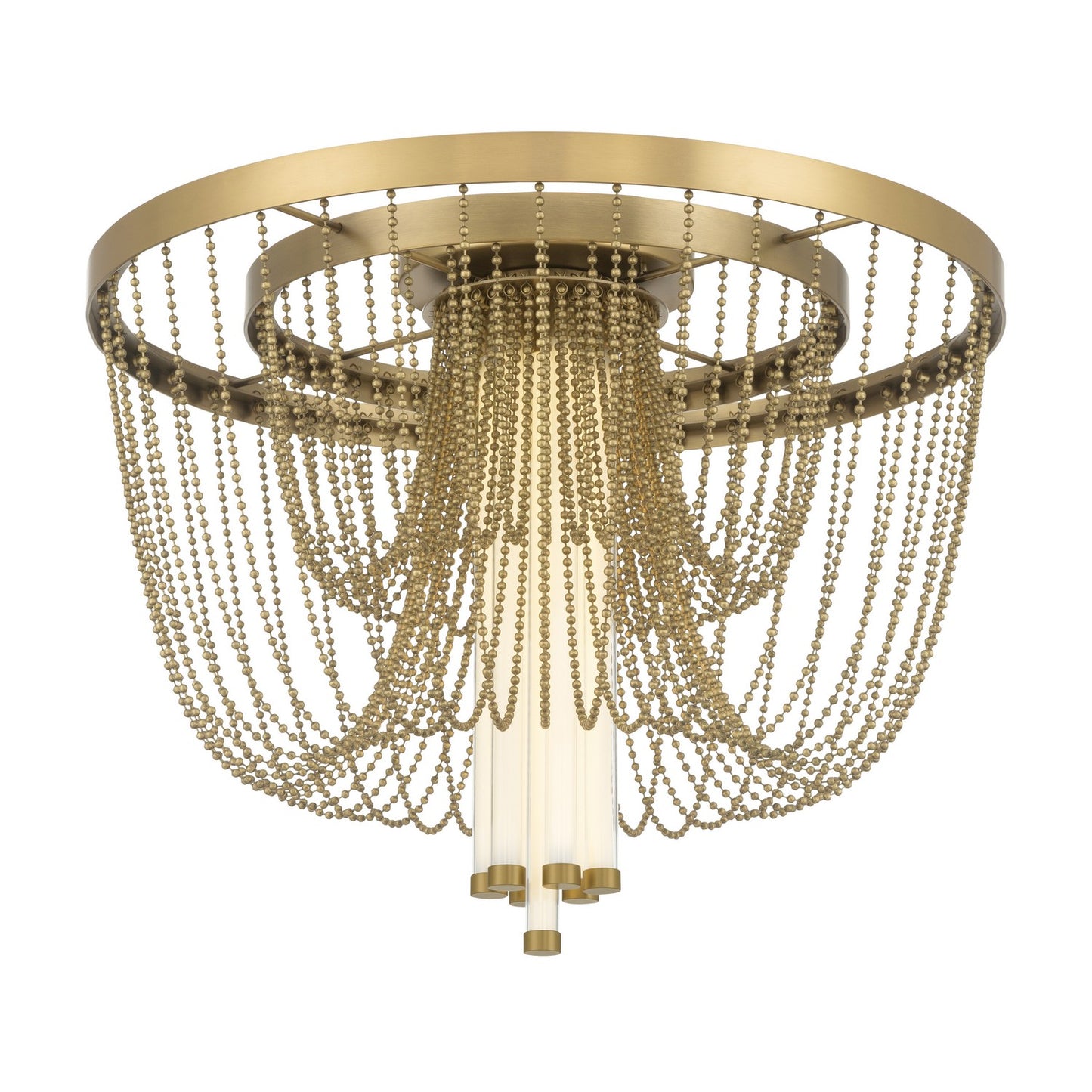 Jezelle LED Flush Mount in Legacy Brass