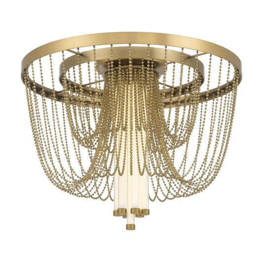 Jezelle LED Flush Mount in Legacy Brass