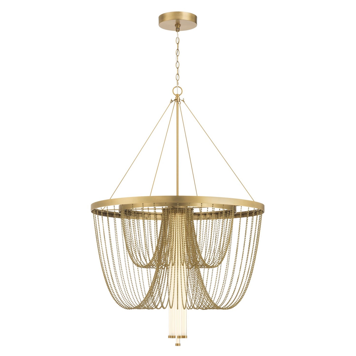 Jezelle LED Pendant in Legacy Brass