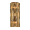 Aven Four Light Wall Sconce in Sand Coal Black