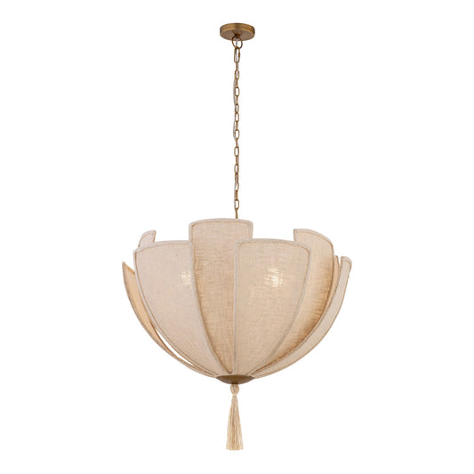 Celestine Three Light Pendant in Legacy Brass