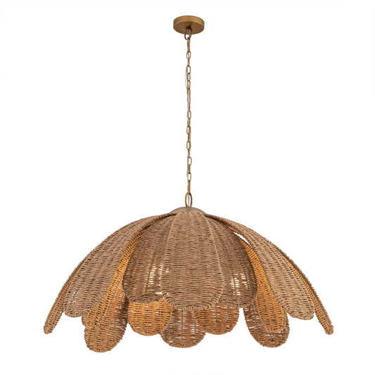 Covea Three Light Pendant in Legacy Brass