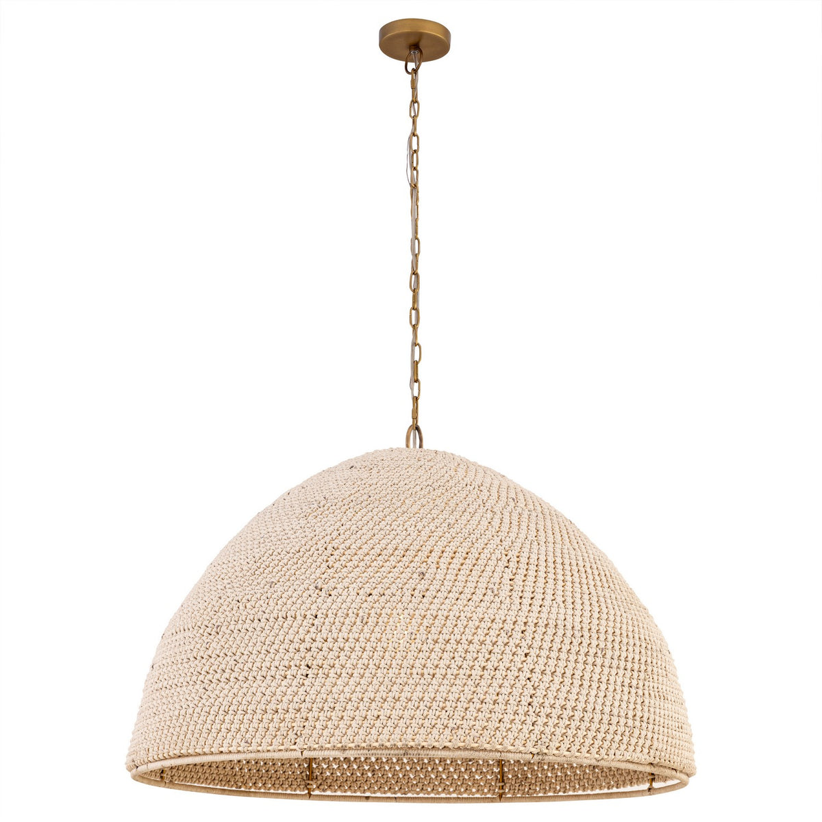 Fernwood One Light Pendant in Legacy Brass