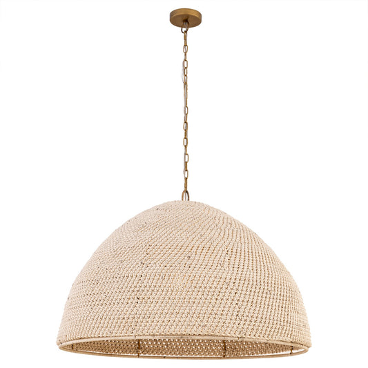 Fernwood One Light Pendant in Legacy Brass