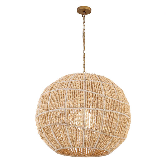 Cavara One Light Pendant in Legacy Brass