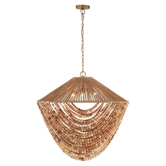Virella Three Light Pendant in Legacy Brass