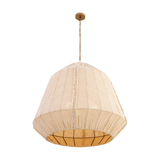 Velune Three Light Pendant in Legacy Brass