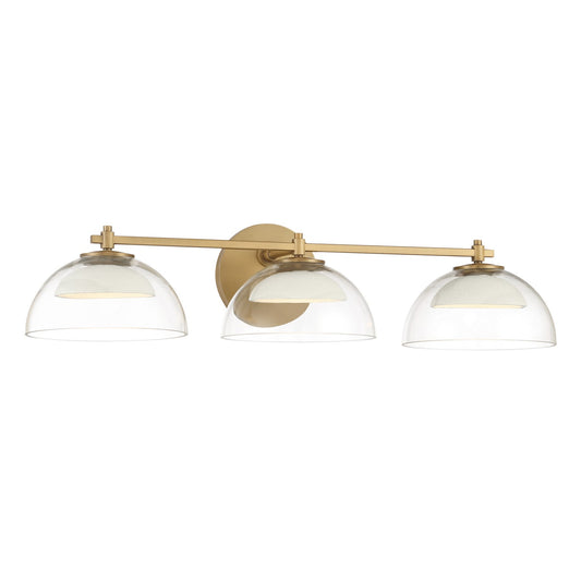 Halwynd LED Vanity in Legacy Brass
