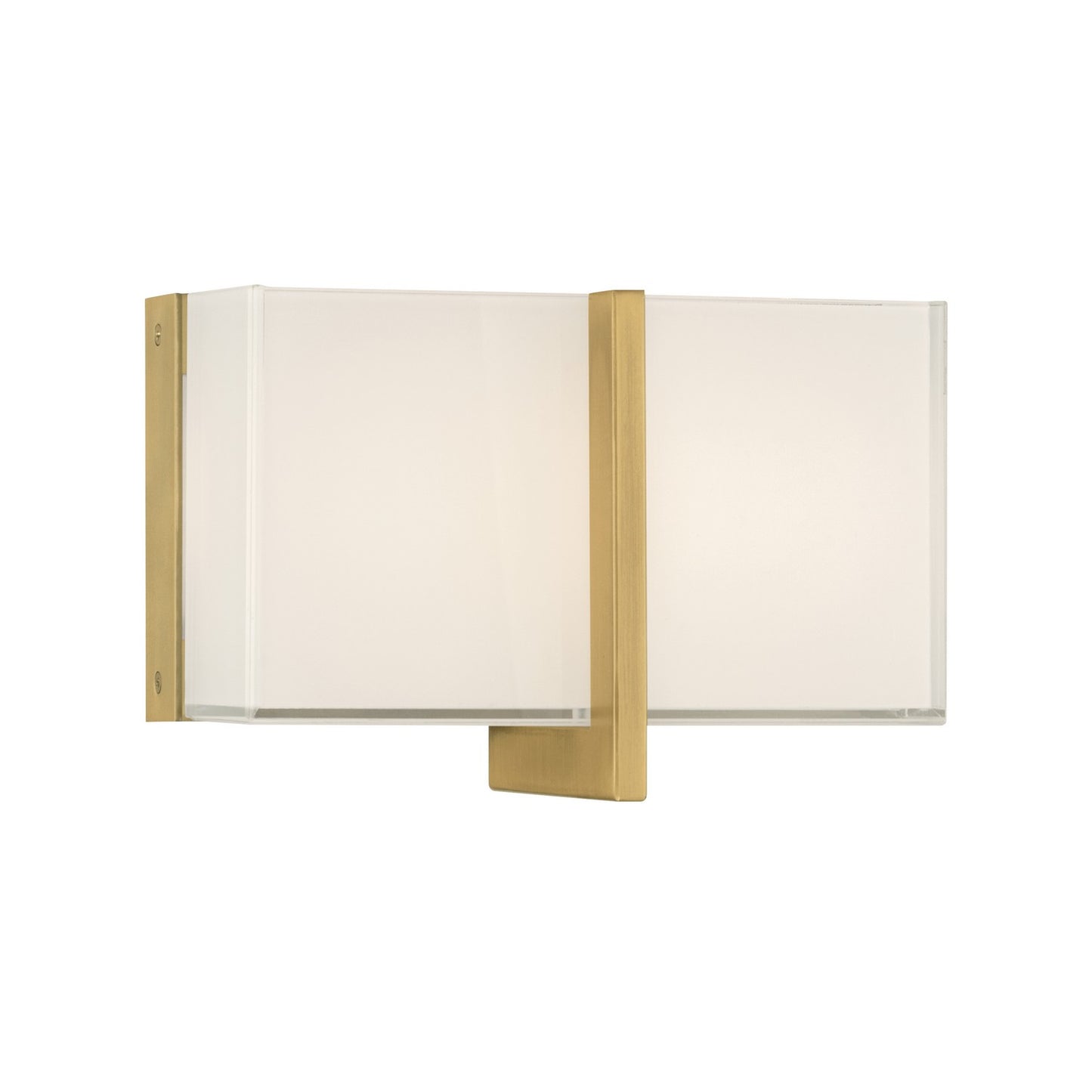 High Rise LED Bath Bar in Legacy Brass