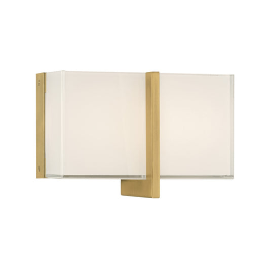 High Rise LED Bath Bar in Legacy Brass