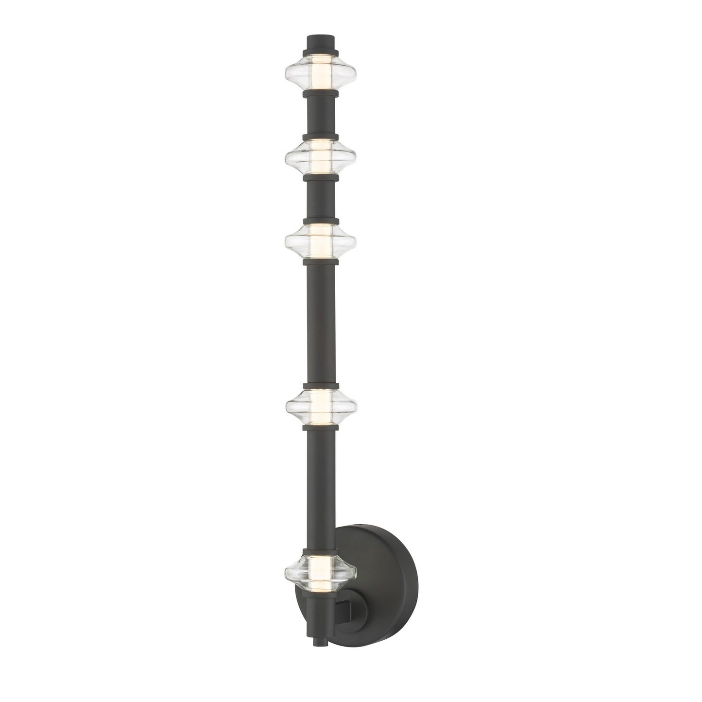 Pearl LED Wall Sconce in Dark Matte Black