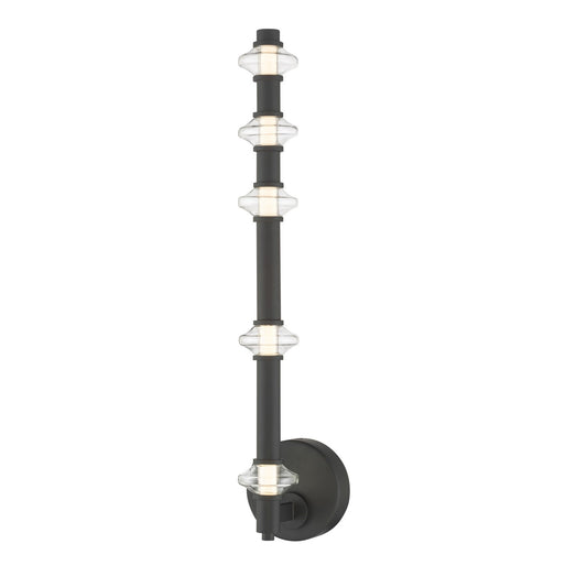 Pearl LED Wall Sconce in Dark Matte Black