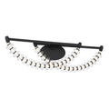 Pearl LED Vanity in Dark Matte Black