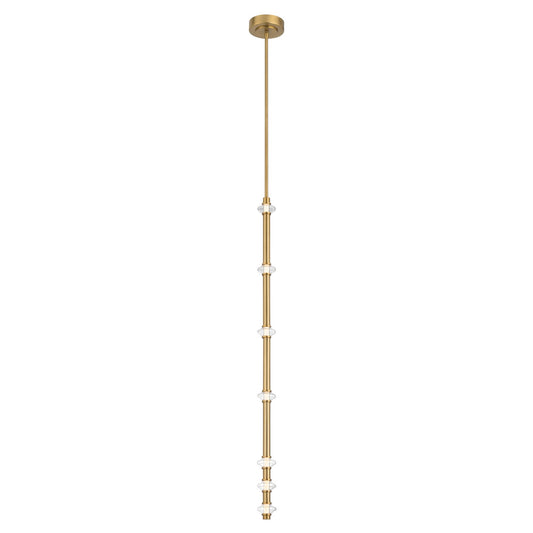 Pearl LED Mini Pendant in Legacy Brass