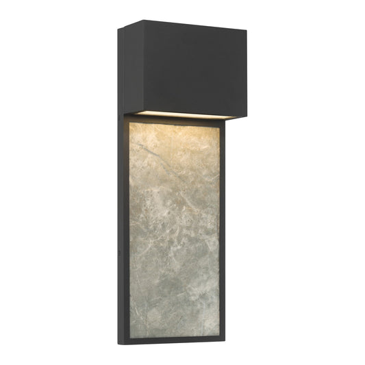 Norrin LED Outdoor Wall Sconce in Sand Coal Black