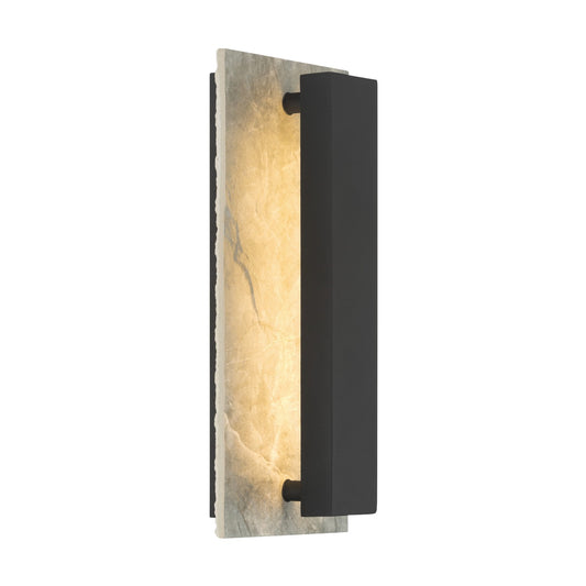 Avenelle LED Outdoor Wall Sconce in Sand Coal Black