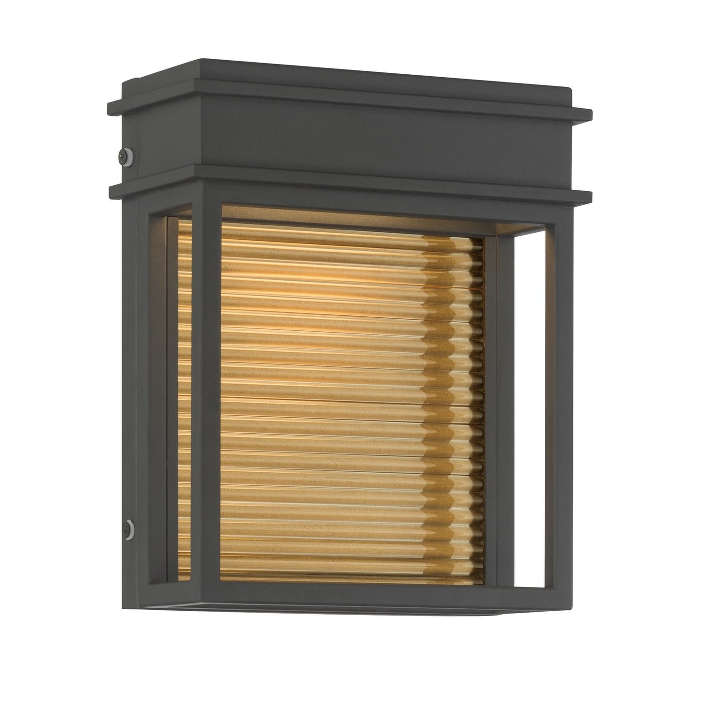 Clyne LED Outdoor Wall Sconce in Sand Coal Black