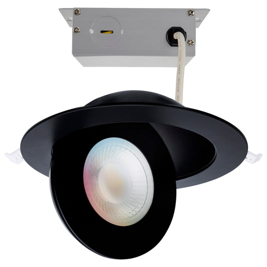 Satco - S11296R1 - LED Downlight - Black