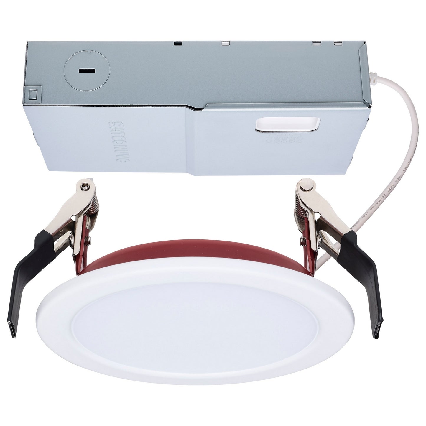 LED Downlight in White / Red