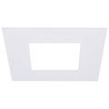 (4-Pack) 4-Inch Flat Goof Ring for Commercial Downlights in Matte White