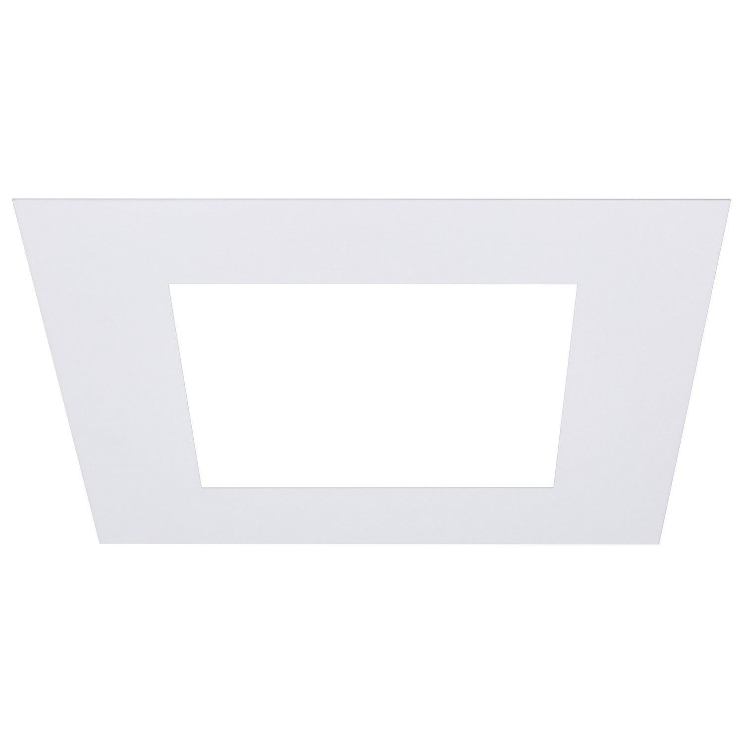 Satco - S13551 - 6-Inch Flat Goof Ring for Commercial Downlights - Matte White