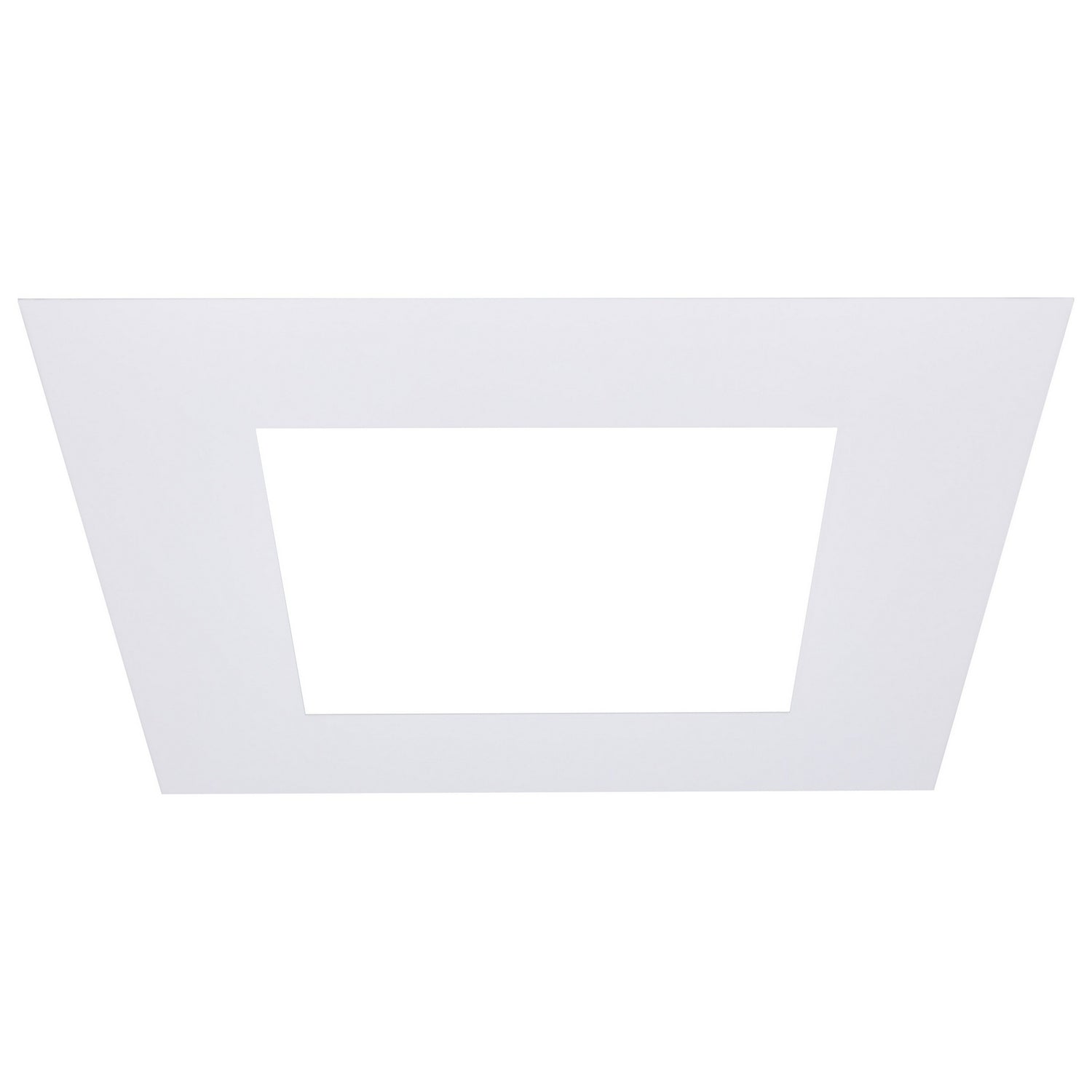Satco - S13552 - 8-Inch Flat Goof Ring for Commercial Downlights - Matte White