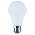 (4-Pack) Satco S11100 10W LED A19 A-Shape Bulb, E26 Base, 2700K, 800 Lumens, White