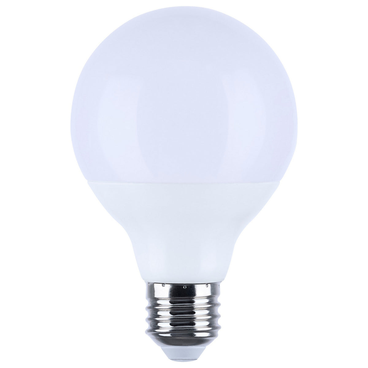 (4-Pack) Satco S11102 10W LED G25 Globe Bulb, E26 Base, 2700K, 800 Lumens, White