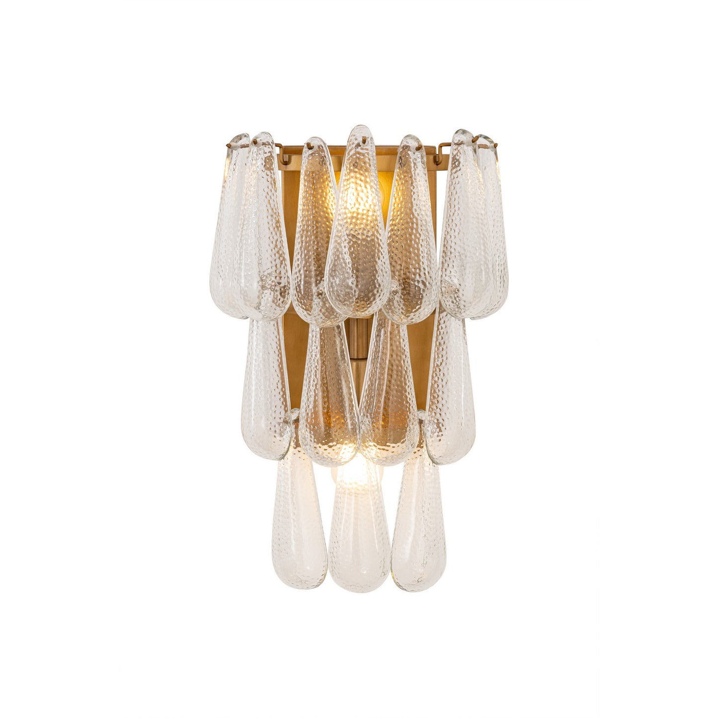 Vionne Two Light Wall Sconce in Legacy Brass