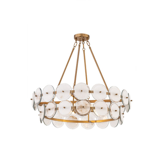 Kintrel Four Light Pendant in Legacy Brass