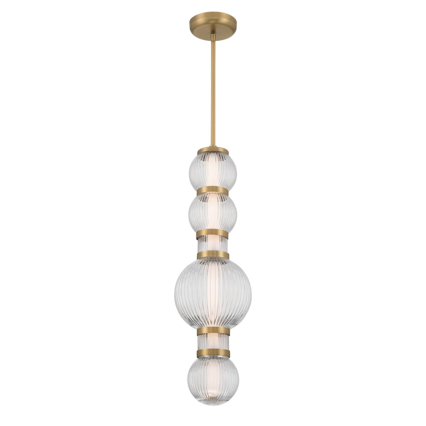 Cordel LED Mini Pendant in Legacy Brass