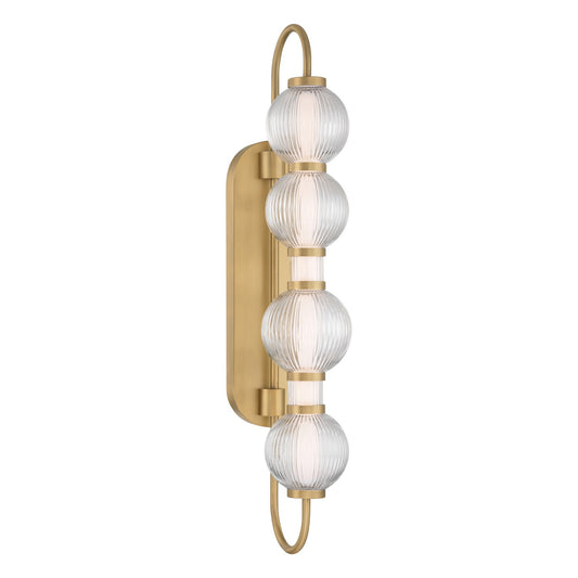 Cordel LED Wall Sconce in Legacy Brass