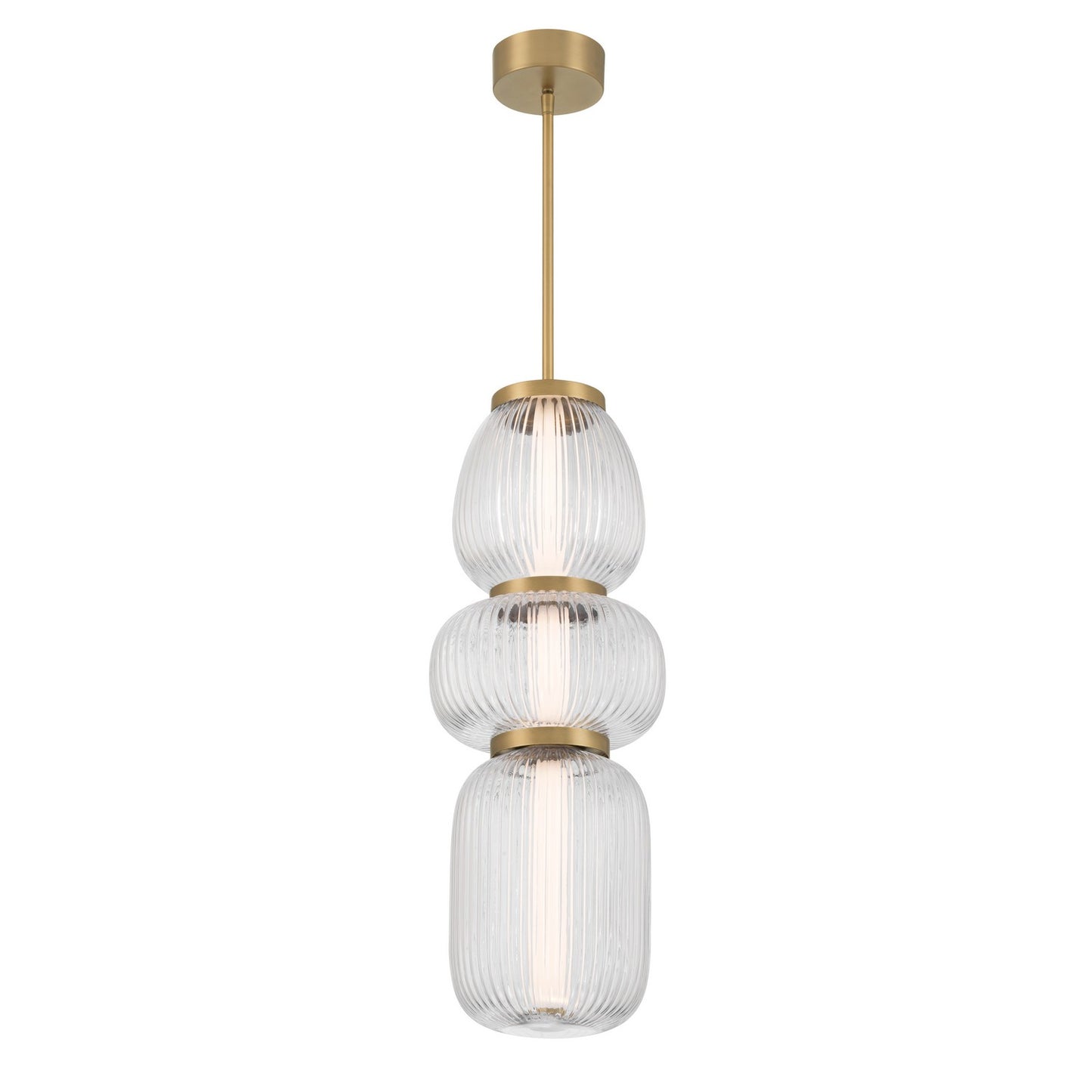 Cordel LED Mini Pendant in Legacy Brass