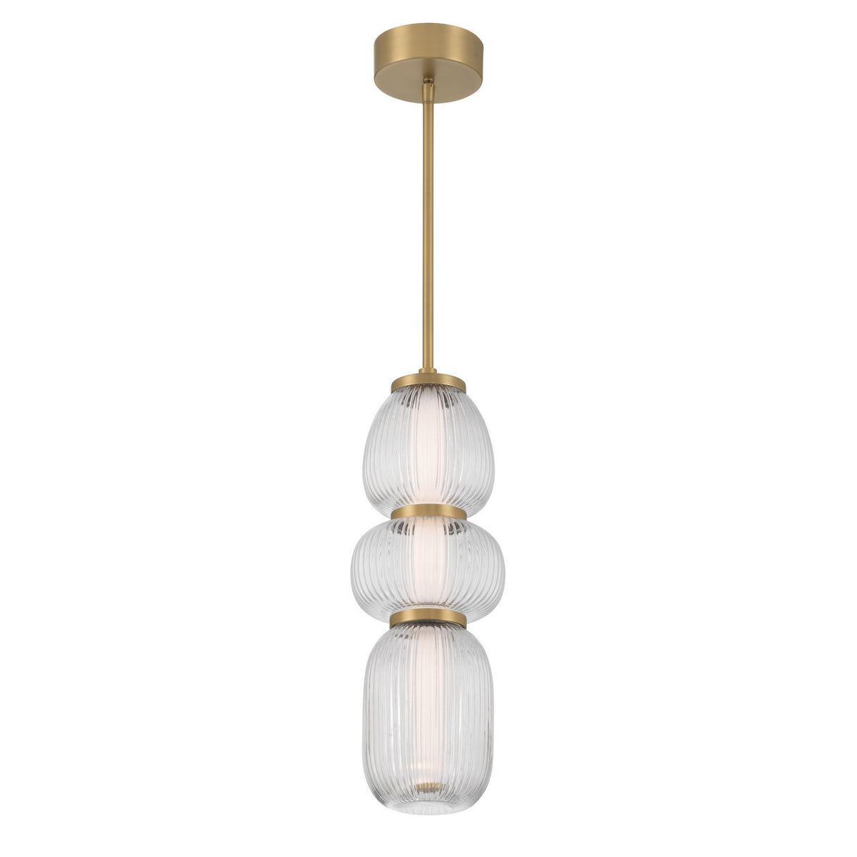 Cordel LED Mini Pendant in Legacy Brass