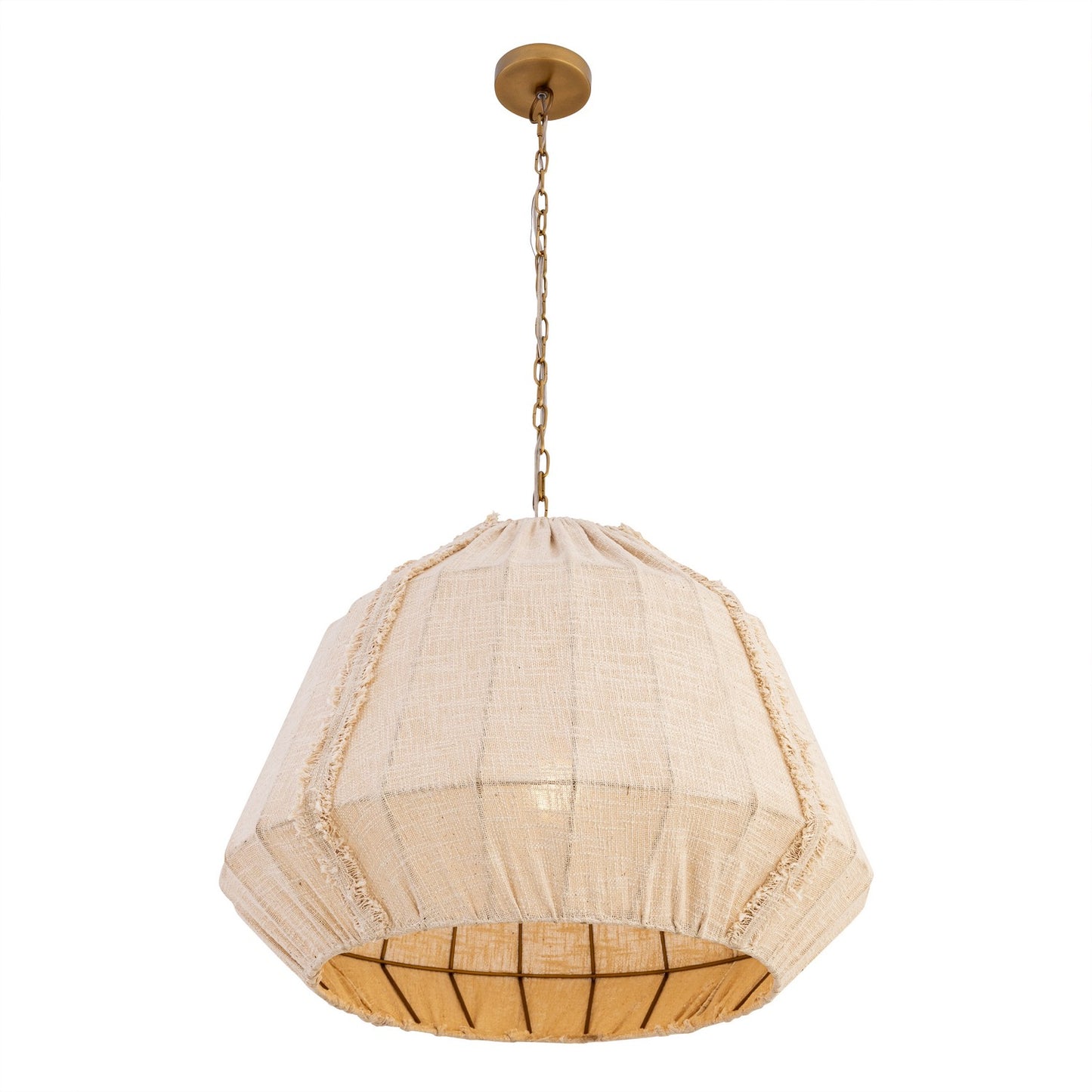 Velune One Light Pendant in Legacy Brass