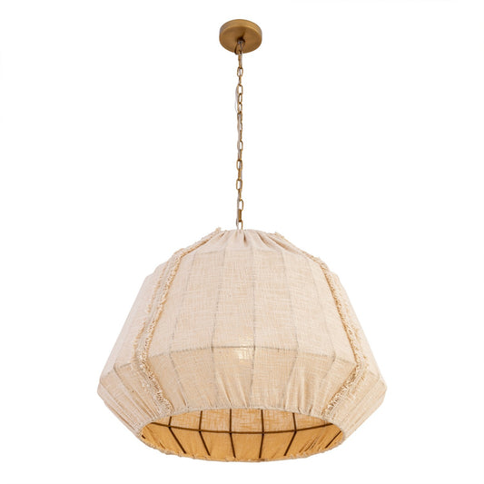 Velune One Light Pendant in Legacy Brass