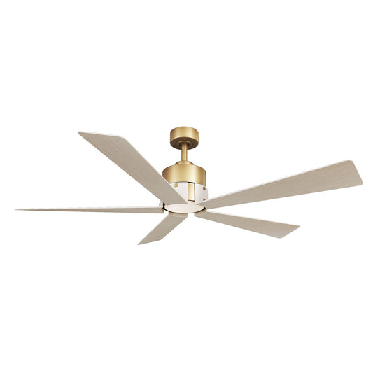 Oovin 54" Ceiling Fan in Heritage Brass