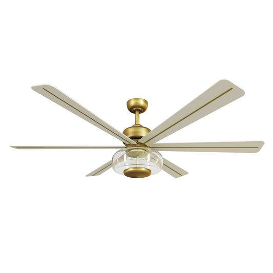 Ligero 60" Ceiling Fan in Heritage Brass