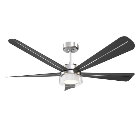 Nellora 52" Ceiling Fan in Brushed Nickel