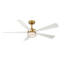 Nellora 52" Ceiling Fan in Legacy Brass