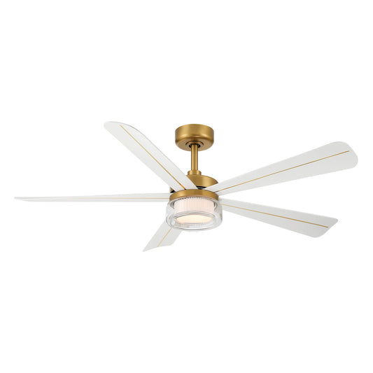 Nellora 52" Ceiling Fan in Legacy Brass