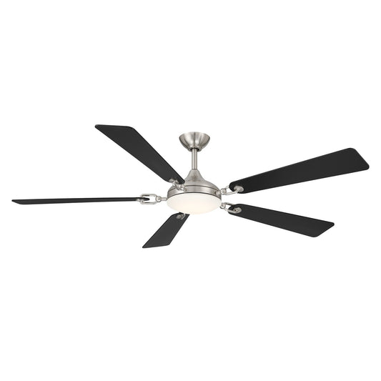 Cadena 65" Ceiling Fan in Brushed Nickel