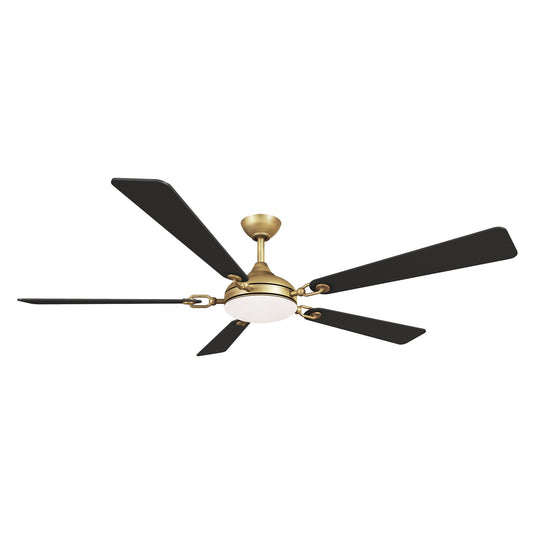 Cadena 65" Ceiling Fan in Heritage Brass