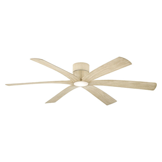 Brisano 65" Ceiling Fan in White Oak