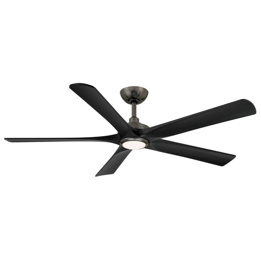 Seressa 56" Ceiling Fan in Rustic Gun Metal
