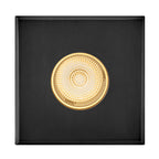 Sparta - Dot LED Button Light in Stainless Steel Black