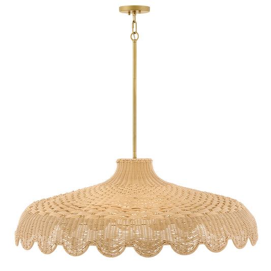 Paloma LED Chandelier in Lacquered Brass