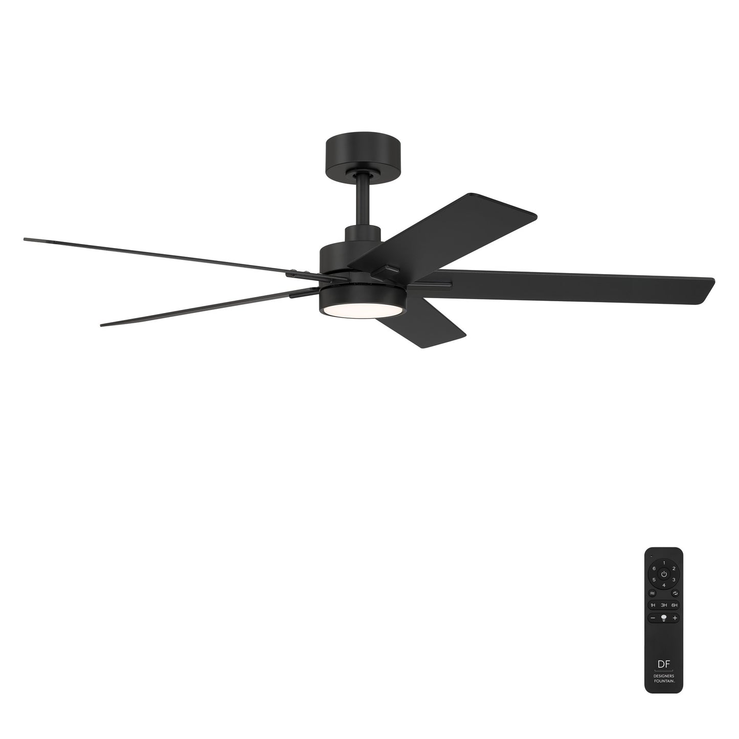 Cory 52" Ceiling Fan in Matte Black