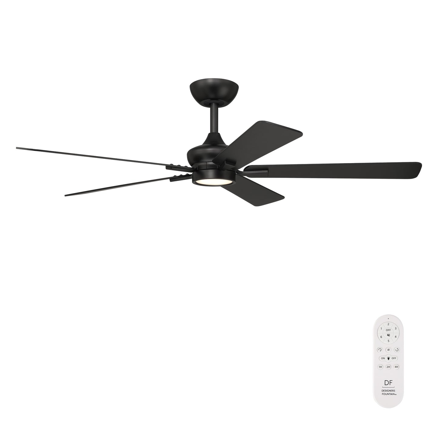 Rossby 52" Ceiling Fan in Matte Black